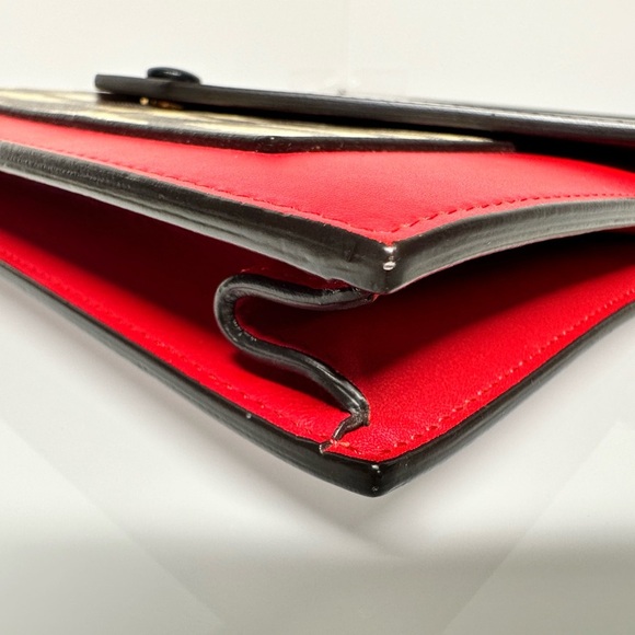 Celine Tricolor Pocket Envelope Wallet on Chain - Picture 10 of 11